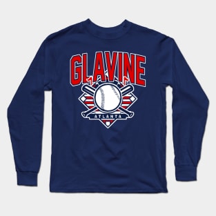 Vintage Atlanta Baseball Glavine Long Sleeve T-Shirt